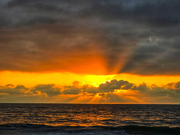 Sunset during Lo de Marcos picnic
