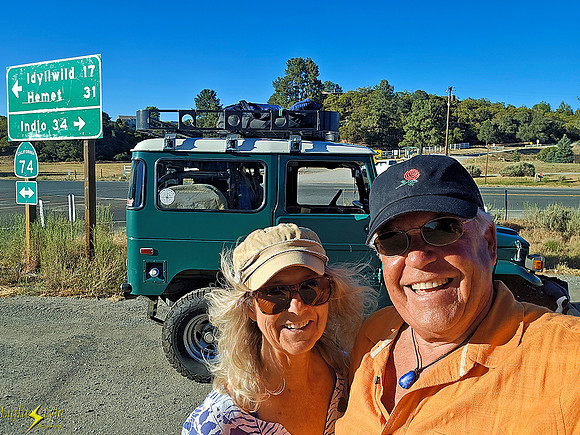 Us at Paradise Valley intersection to Palm Springs