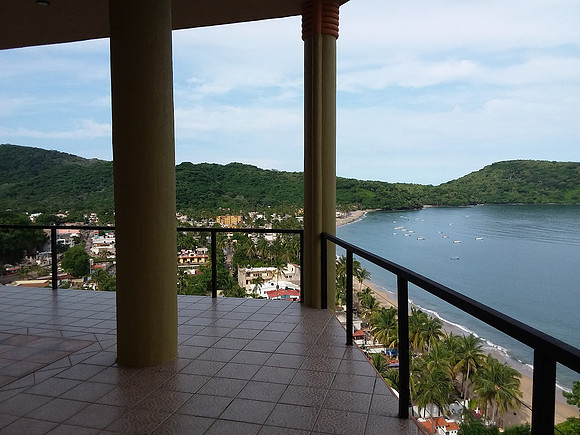 Balcony view over Los Ayala