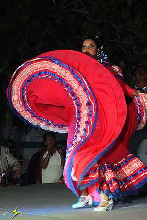 Folkloric Swirl of Color