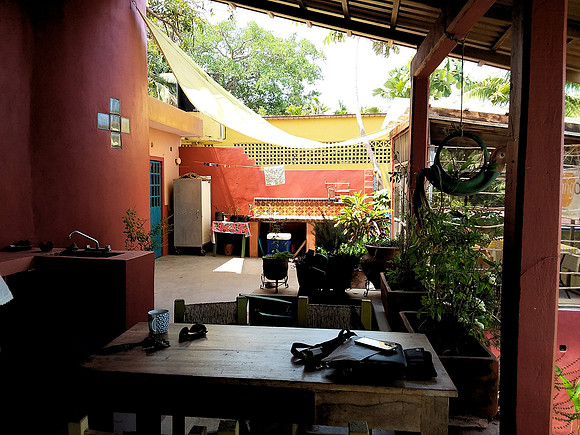 Outdoor terrace w view