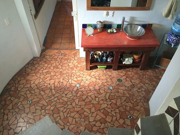 Stairs to Upper Kitchen and Dining Area