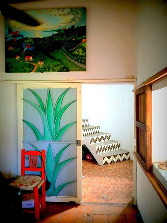 Stairs to Upper Kitchen and Dining Area