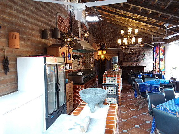 Outdoor kitchen - faces pool