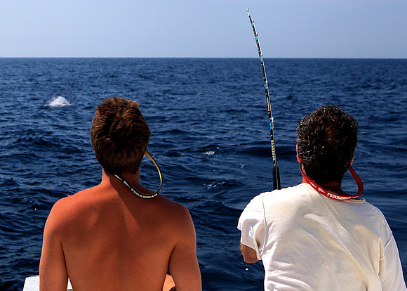 Gary Hooked to a Marlin