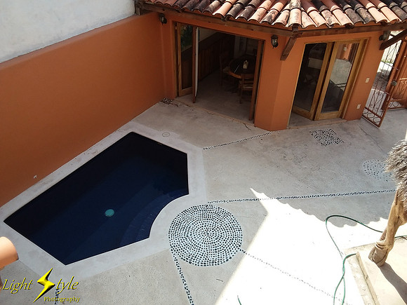 Casa Paraiso - upper room w/ view down to courtyard