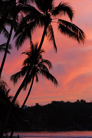 Crimson Moment at Dusk