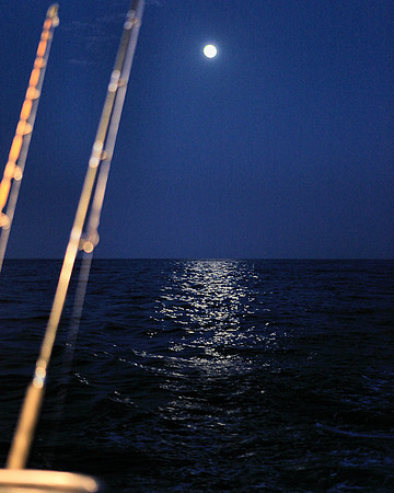 Moonrise Over the Pacific
